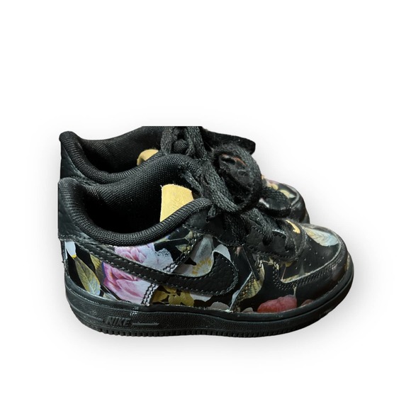 Nike Shoes Kids Nike Air Force Lxx Black Floral Shoes Poshmark